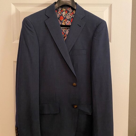 Indochino Blue Suit - 94% Wool / 6% Spandex